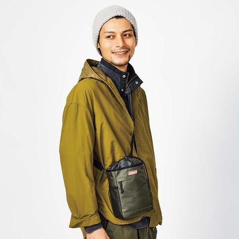 2天到貨 Coleman軍裝風小方包小包雜誌附錄贈品斜揹包肩背包單肩包側背包斜背包收納包街頭百搭有型簡約美式露營登山