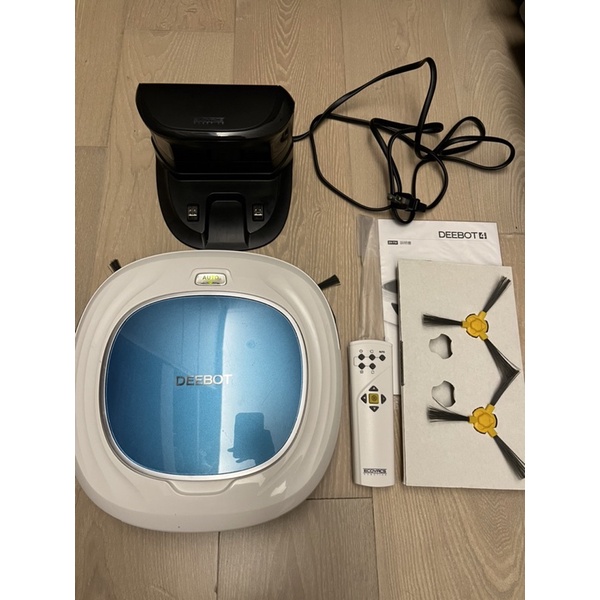 Ecovacs D45 迷你智慧吸塵機器人 掃地機器人 自動吸塵器◆超大清潔抹布設計，掃吸拖清潔一步到位