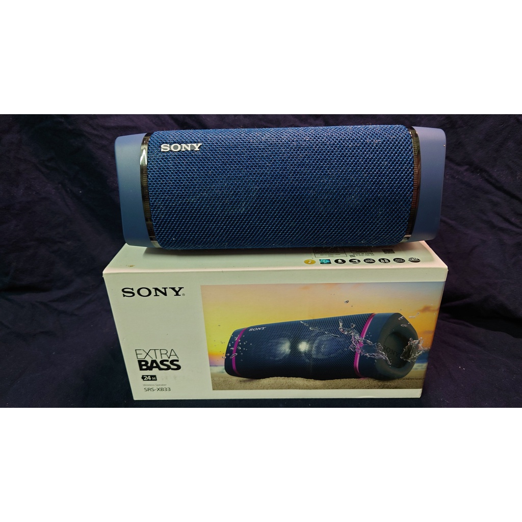 二手Sony藍芽喇叭 SRS-XB33 (藍)