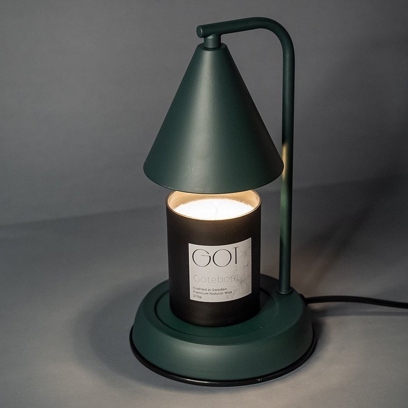 Vana Candles 香氛蠟燭暖燈 幾何款-（湖水綠）融蠟燈