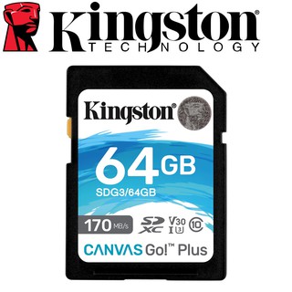 Kingston 金士頓 64GB SDXC SD UHS-I U3 V30 64G 記憶卡 SDG3
