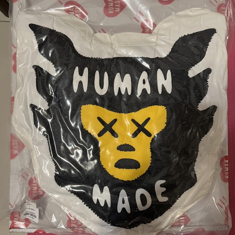 【現貨】全新HUMAN MADE CUSHION KAWS 抱枕