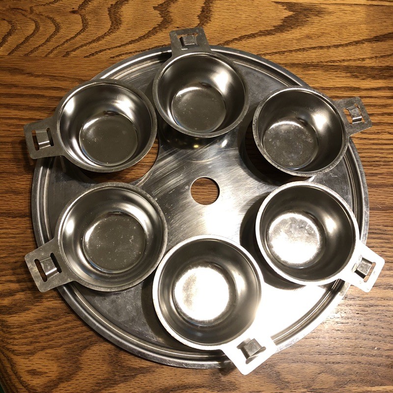［二手］Amway安麗荷蘭蒸鍋6小鋼碗組 蒸碟