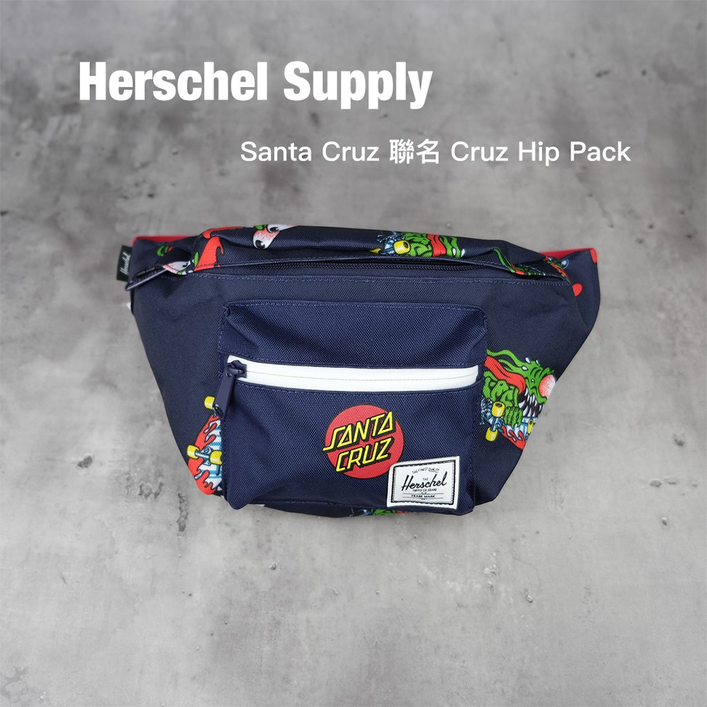台灣公司貨herschel X Santa Cruz 聯名款seventeen Hip Pack腰包 蝦皮購物