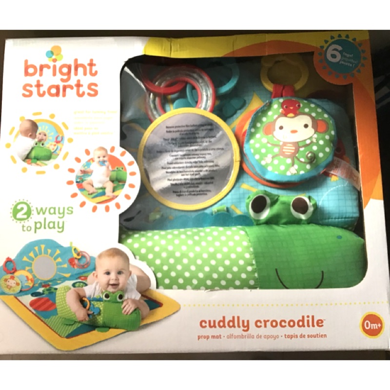 bright starts cuddly crocodile play mat