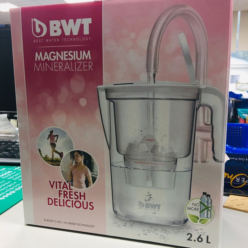 VIDA Mg2+鎂離子健康濾水壺-2.6L BWT德國倍世