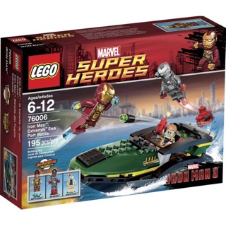 【臺中翔智積木】LEGO 樂高 超級英雄 76006 鋼鐵人 Mark 42 戰爭機器人