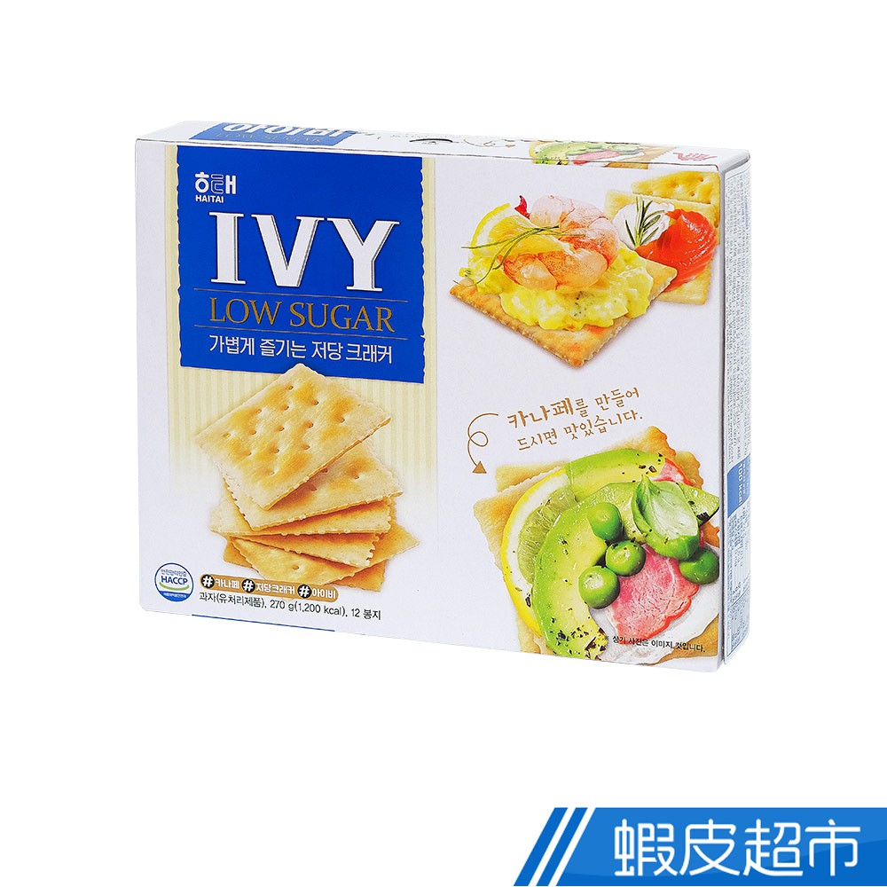 韓國 海太 IVY低糖蘇打餅270G(12入) 現貨 蝦皮直送