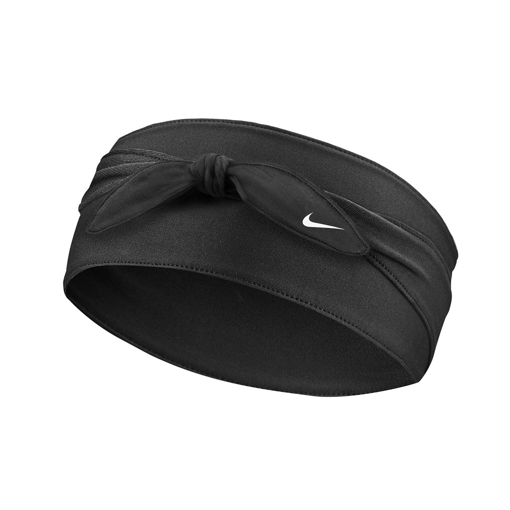 Nike 頭帶 Dry Bandana Head Tie 綁式 頭巾 黑 快乾 N000256201-0OS【ACS】