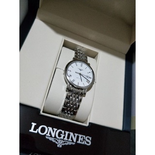 （免運）LONGINES 浪琴錶 L43104116 琴韻羅馬優雅腕錶/白面29mm