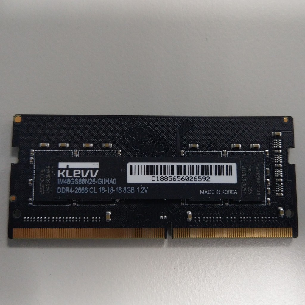 （二手）KLEVV 科賦 8GB DDR4 2666 筆記型 記憶體 IM48GS88N26-GIIHA0