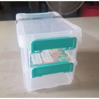 小毛收納『臺灣製 聯府CC502 5號高點連結盒1組2個』含稅開發票 小物分類盒 桌上收納盒 透明小盒 KEYWAY