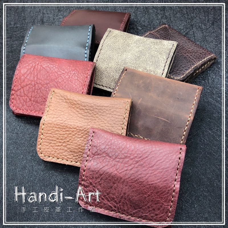 《台中Handi-Art手工皮革工作室》方型零錢包