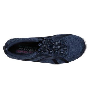 保證正品~SKECHERS Newbury ST女鞋23902NVY健走出遊鬆緊鞋帶氣墊記憶鞋墊 時尚輕便