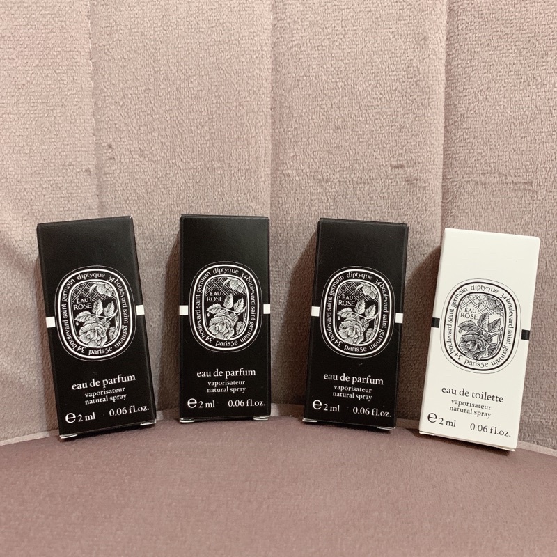 全新品 Diptyque玫瑰之水 淡香水/淡香精 2ml針管香水