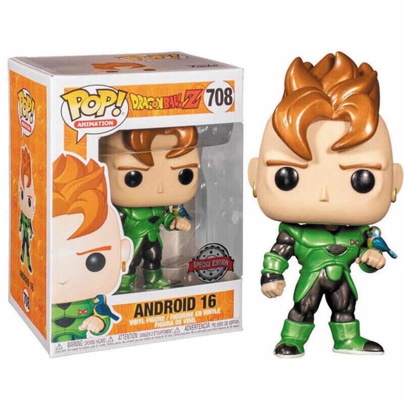 （卡司旗艦）FUNKO POP 708 七龍珠Z 人造人16 珍珠色 16號 限定版 七龍珠 ANDROID 16