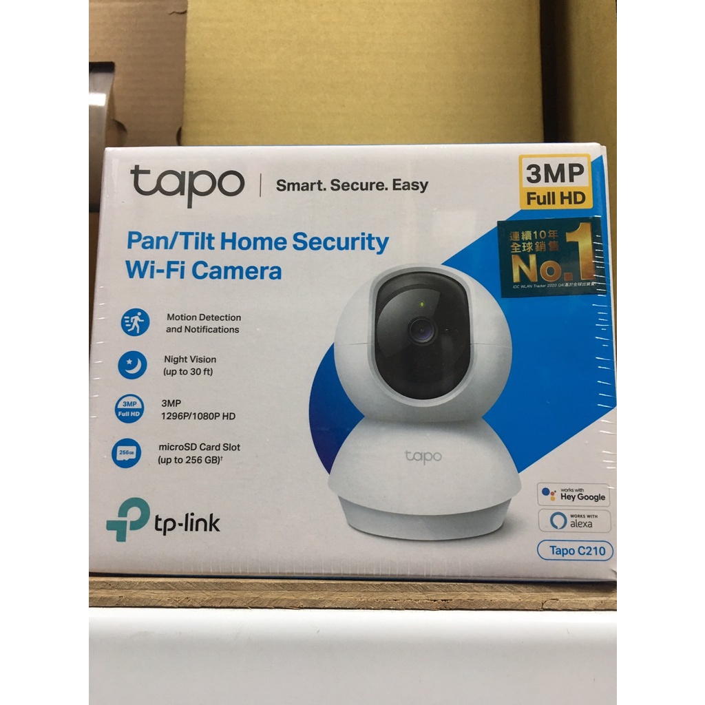 （全新含稅）TP-Link Tapo C210 三百萬 2K高畫質監視器 可旋轉網路攝影機 wifi監視器