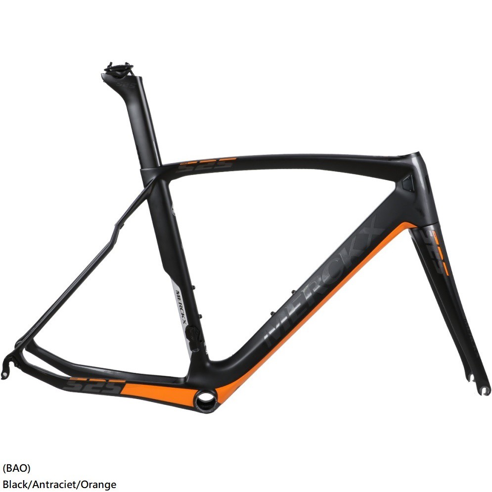 Eddy Merckx Em525 Endurance 碳纖維公路車架組abs 黑 銀 尺寸 L 52 5cm 蝦皮購物