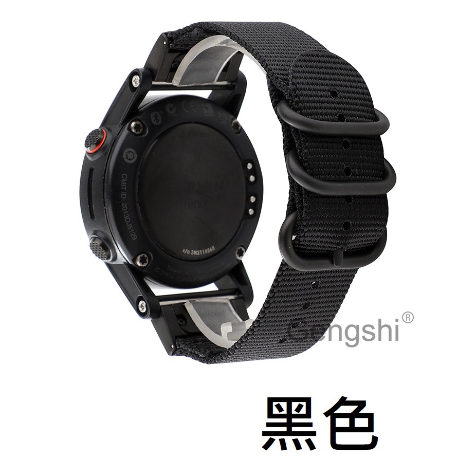 Garmin Tactix Delta 26mm 帆布尼龍錶帶 錶鏈  帆布