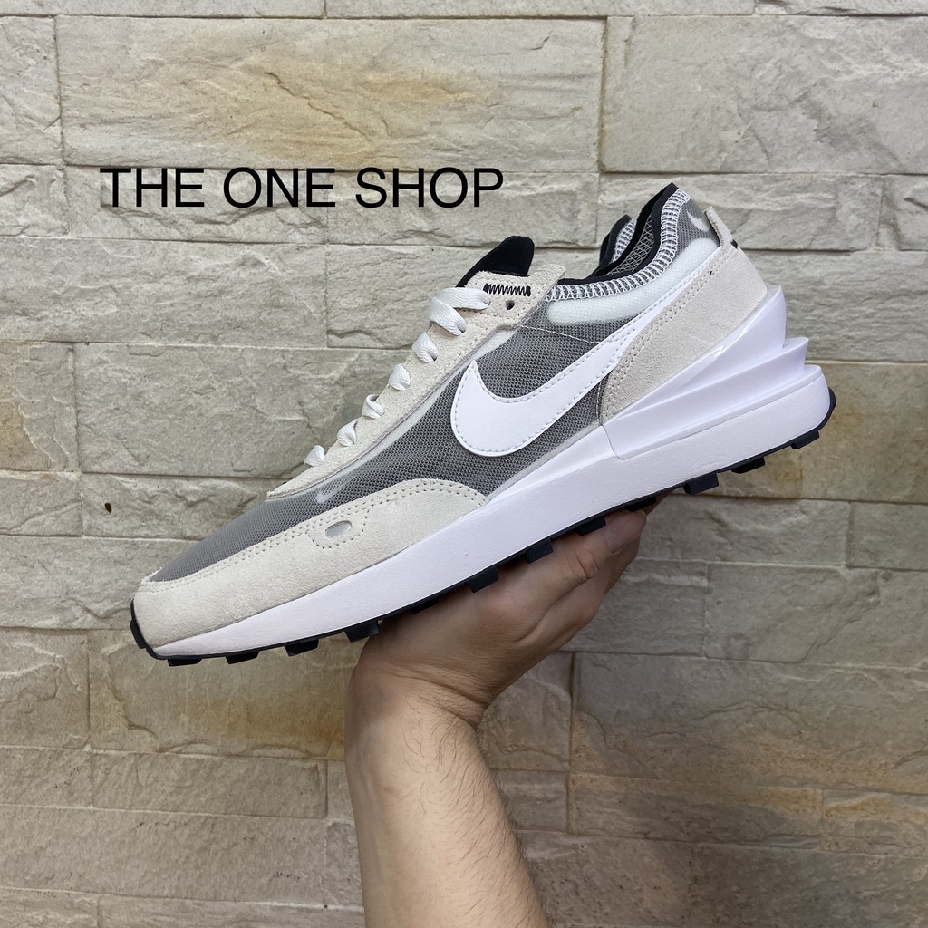 TheOneShop NIKE WAFFLE ONE 灰色 灰白 麂皮 網狀 運動鞋 慢跑鞋 DA7995-100
