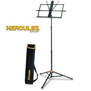 『放輕鬆樂器』全館免運費 HERCULES BS118BB 中型 折疊式譜架 附收納袋