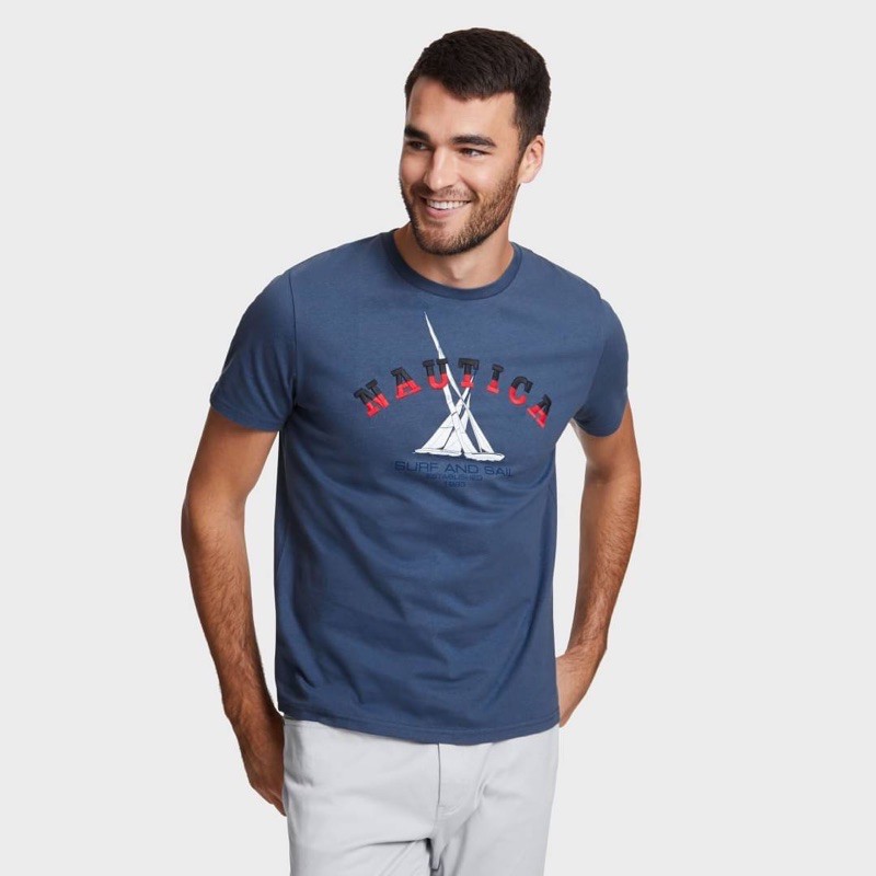 ❤️Miss kiwi美國代買❤️Nautica 帆船刺繡設計大尺寸3L短袖T恤