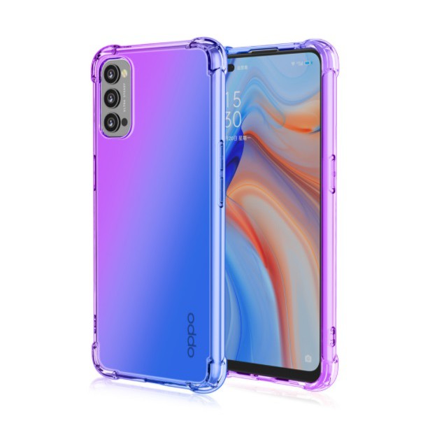 [台灣現貨] OPPO Reno 5 / Reno 5 Pro 漸變四角防摔殼 Reno 5 / Reno 炫彩保護套