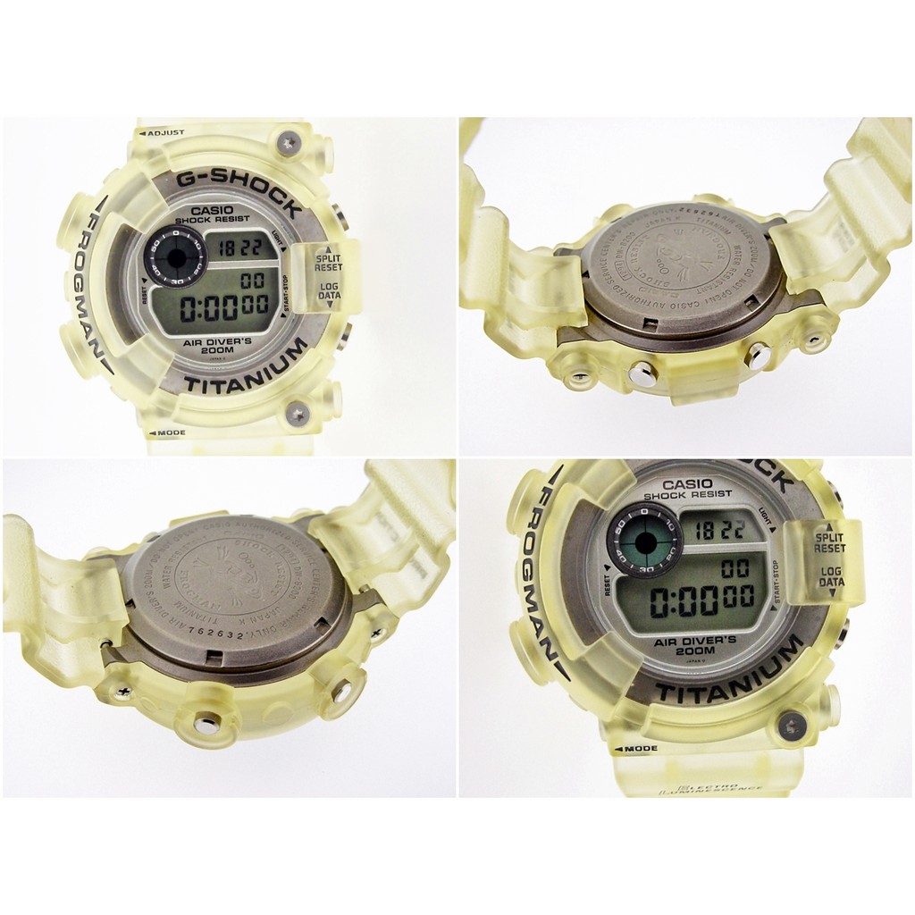 G-SHOCK DW-8200WC-7A FROGMAN 蛙錶 鈦合金款 日本限定 已經停產