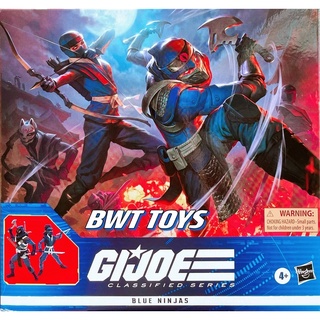 【BWT】G.I. joe 蛇眼 特種部隊精英系列：6吋人物 - 忍者雙入組 - Blue Ninjas 全新現貨