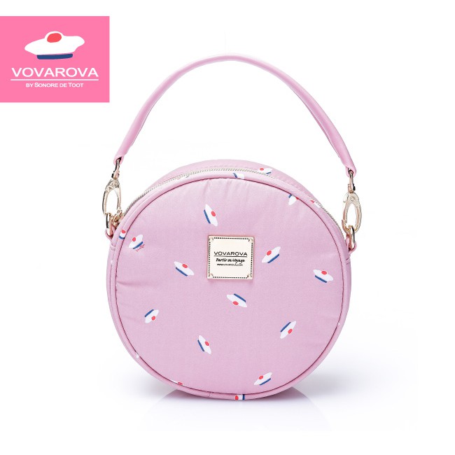 VOVAROVA空氣包-甜甜圈側背包-French Pom Pom- Pink