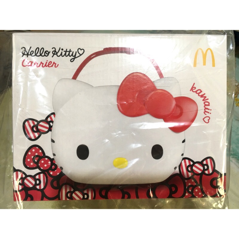 麥當勞 Hello Kitty 提籃 置物籃 手提籃 車用置物籃 台灣 正版