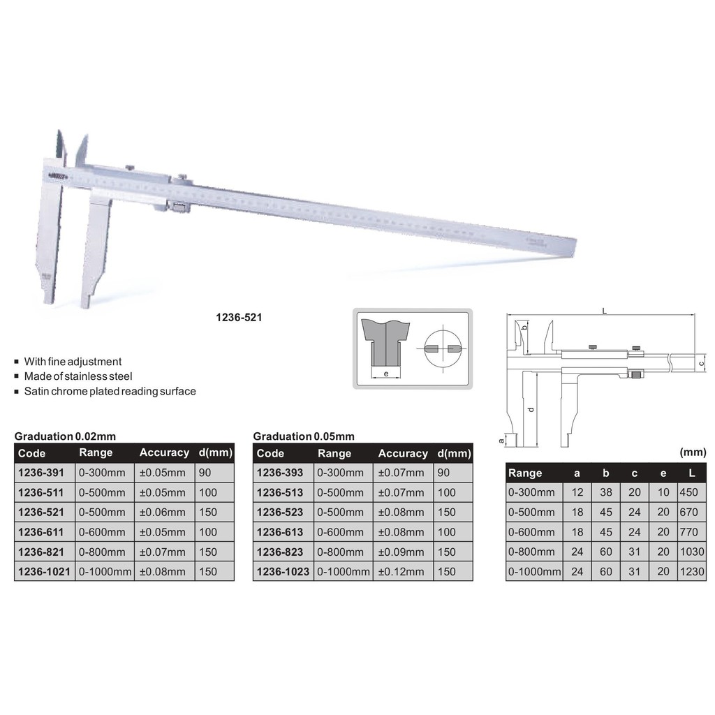 INSIZE 1236系列 游標卡尺 價格請來電或留言洽詢