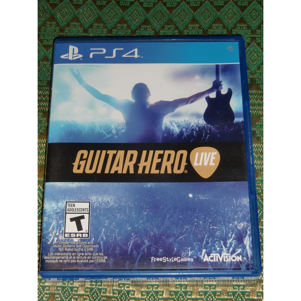 PS4 吉他英雄 現場版 Guitar Hero Live 英文版