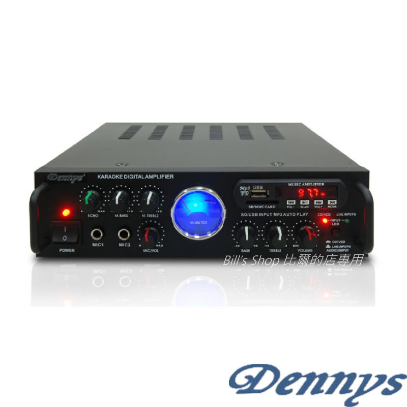 Dennys 藍牙 USB SD FM MP3迷你擴大機 AV-275BT