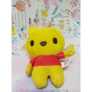 小熊維尼 錢包 娃娃 布偶 絨毛玩具 玩偶 黃色 維尼熊 小熊 維尼