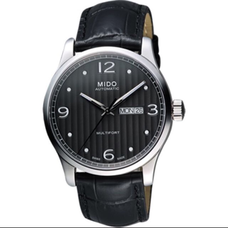 FOR 買家勿下標🎊美度手錶⌚️Multifort系列尊爵機械錶黑灰42mm
