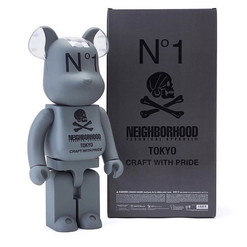 bearbrick be@rbrick neighborhood 灰 1000%