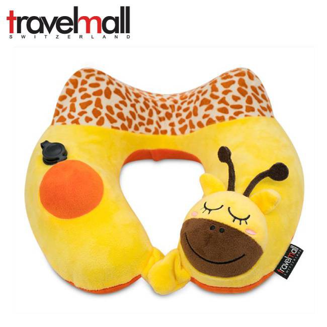 travelmall專利3D按壓式充氣枕/ 長頸鹿版 誠品eslite