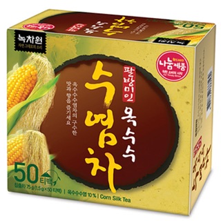 快速出貨 韓國 綠茶園 玉米鬚茶 50包 隨身包 Nokchawon 玉米鬚 日期最新!!