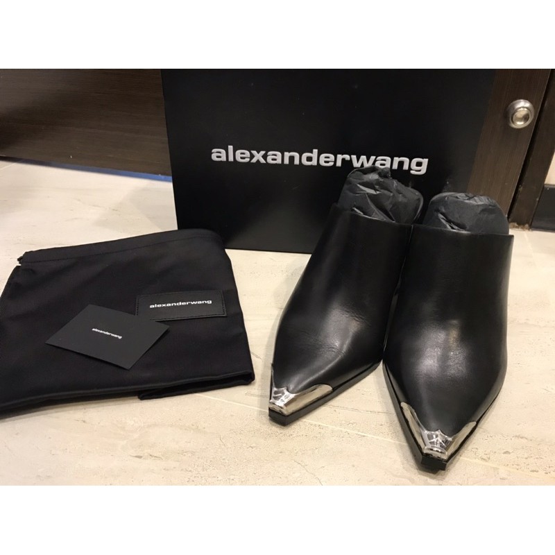 Alexanderwang 王大仁真皮穆勒鞋size37.5