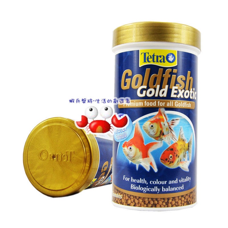 蝦兵蟹將 德國tetra 德彩 T 338 3 特殊金魚飼料 250ml 一罐 獅頭 琉金 蘭壽 丹頂顆粒飼料 蝦皮購物