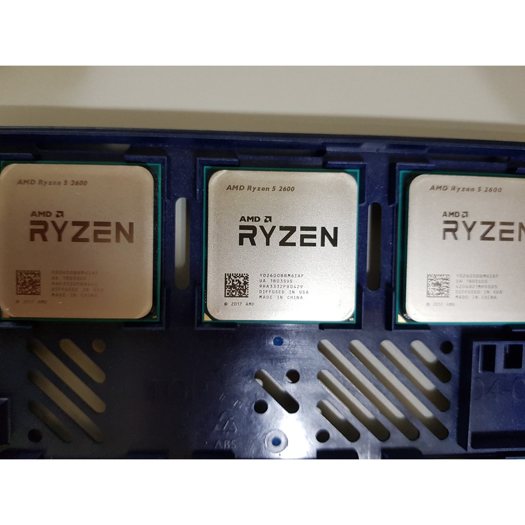 AMD Ryzen 5 2600 CPU 全新散裝，無風扇