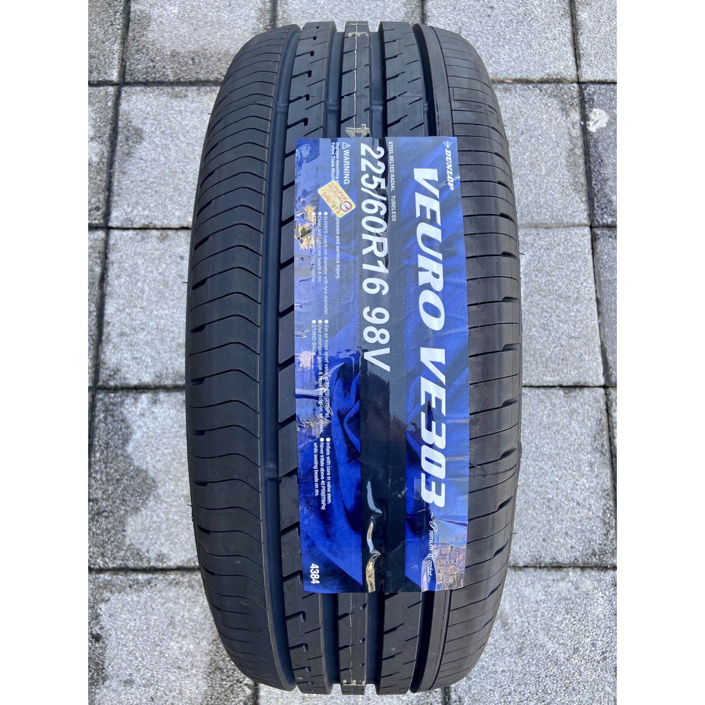 新北 小老闆輪胎 DUNLOP 登祿普 VE303 225/60/16 98V 全新日本製 完工價～歡迎各尺寸詢問