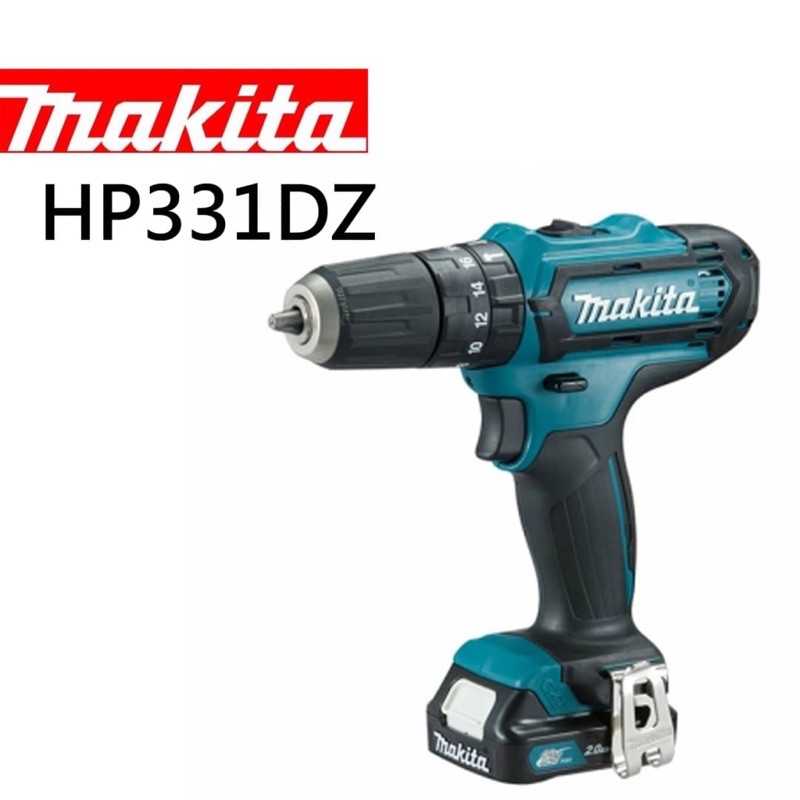 金金鑫五金 正品 牧田makita 12V 充電震動電鑽HP331D  HP331 鋰電 台灣原廠公司貨