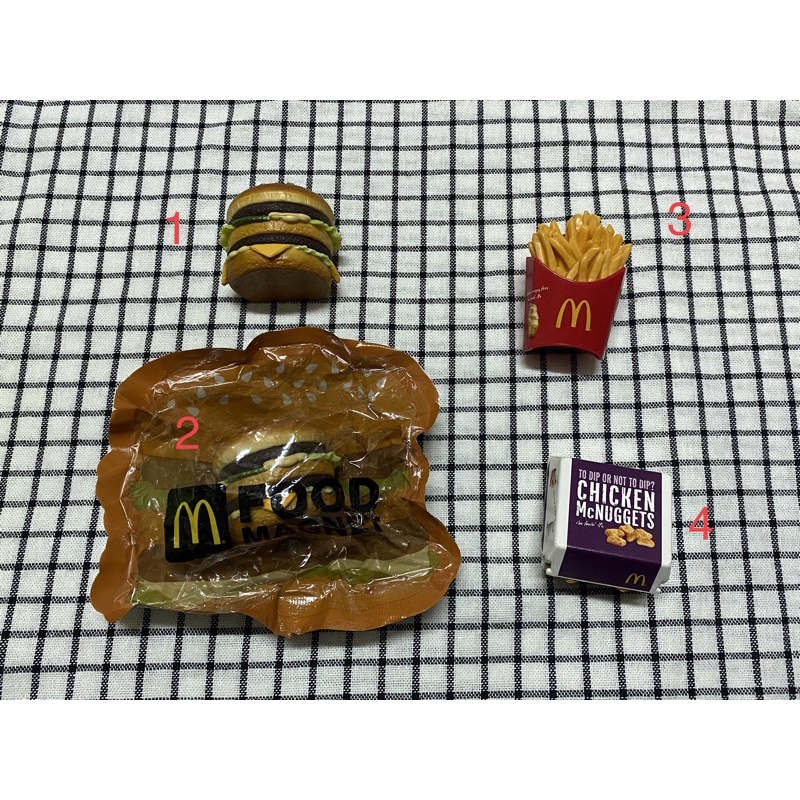 【限定買家】麥當勞磁鐵 雞塊 薯條 大麥克