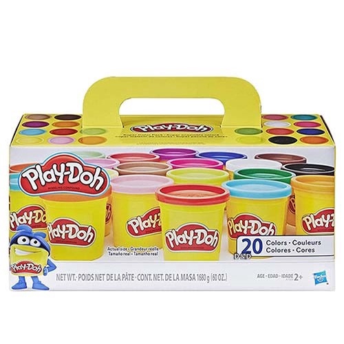 【W先生】培樂多 Play-Doh 黏土 補充罐 繽紛20色黏土組 3oz 3盎司 安全 無毒 食用色素 HA7924