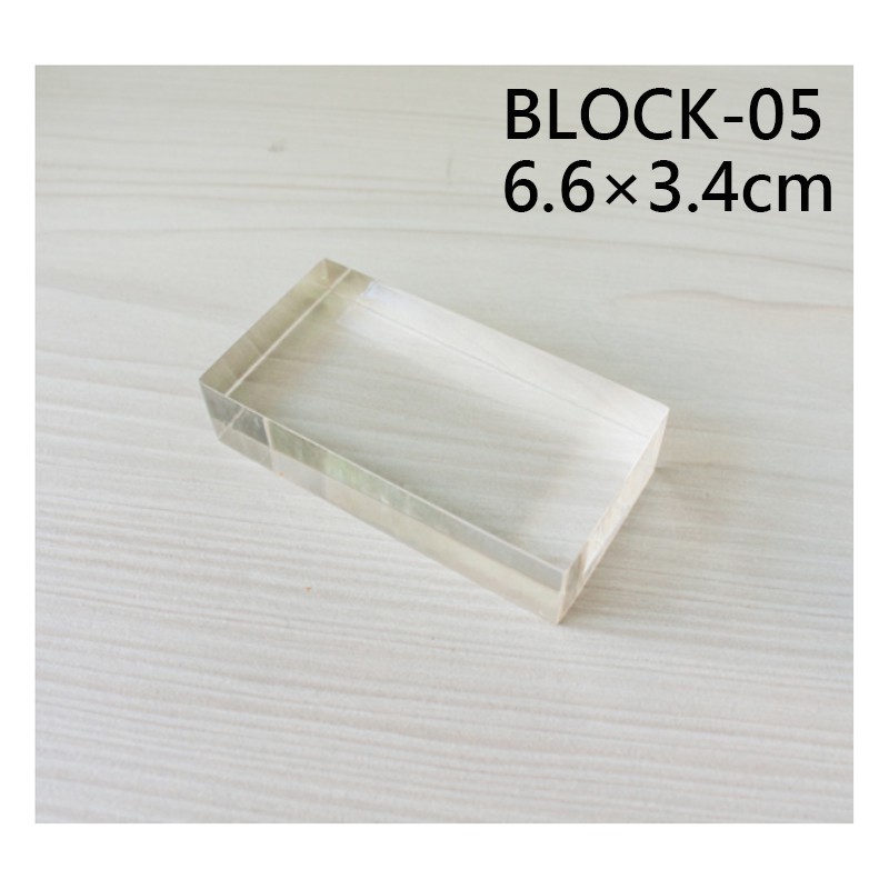 【 Micia 美日手藝館 】壓克力水晶塊-6.6x3.4x1.5cm - block-5