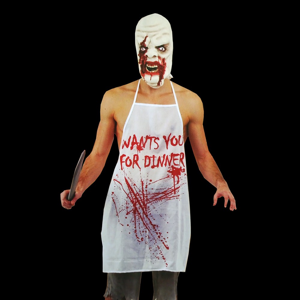 萬聖節屠夫角色扮演圍裙造型服裝裝扮殺人屠夫服 蝦皮購物