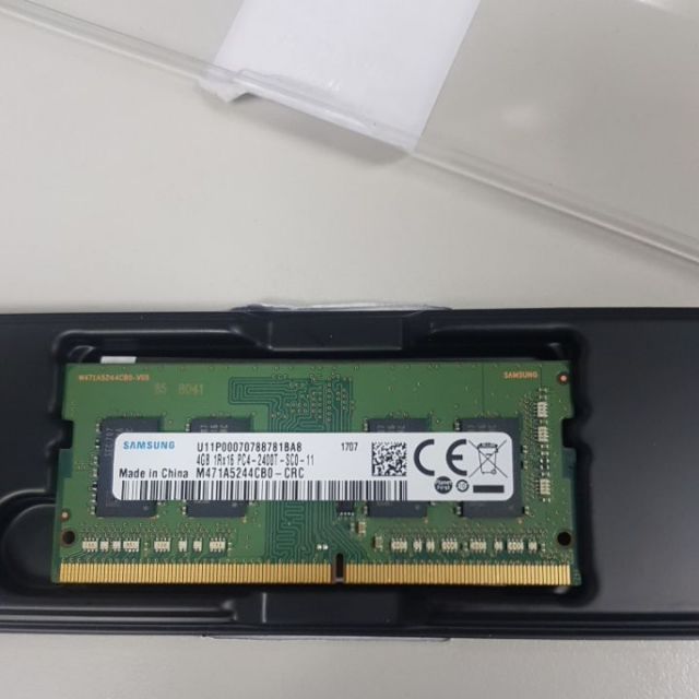筆電用SAMSUNG 4G DDR4 2400記憶體(含運)