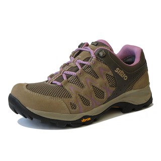 【SIRIO】黃金大底 女 短筒Gore Tex登山健行鞋 棕紫 PF116 登山 健行 戶外 健走